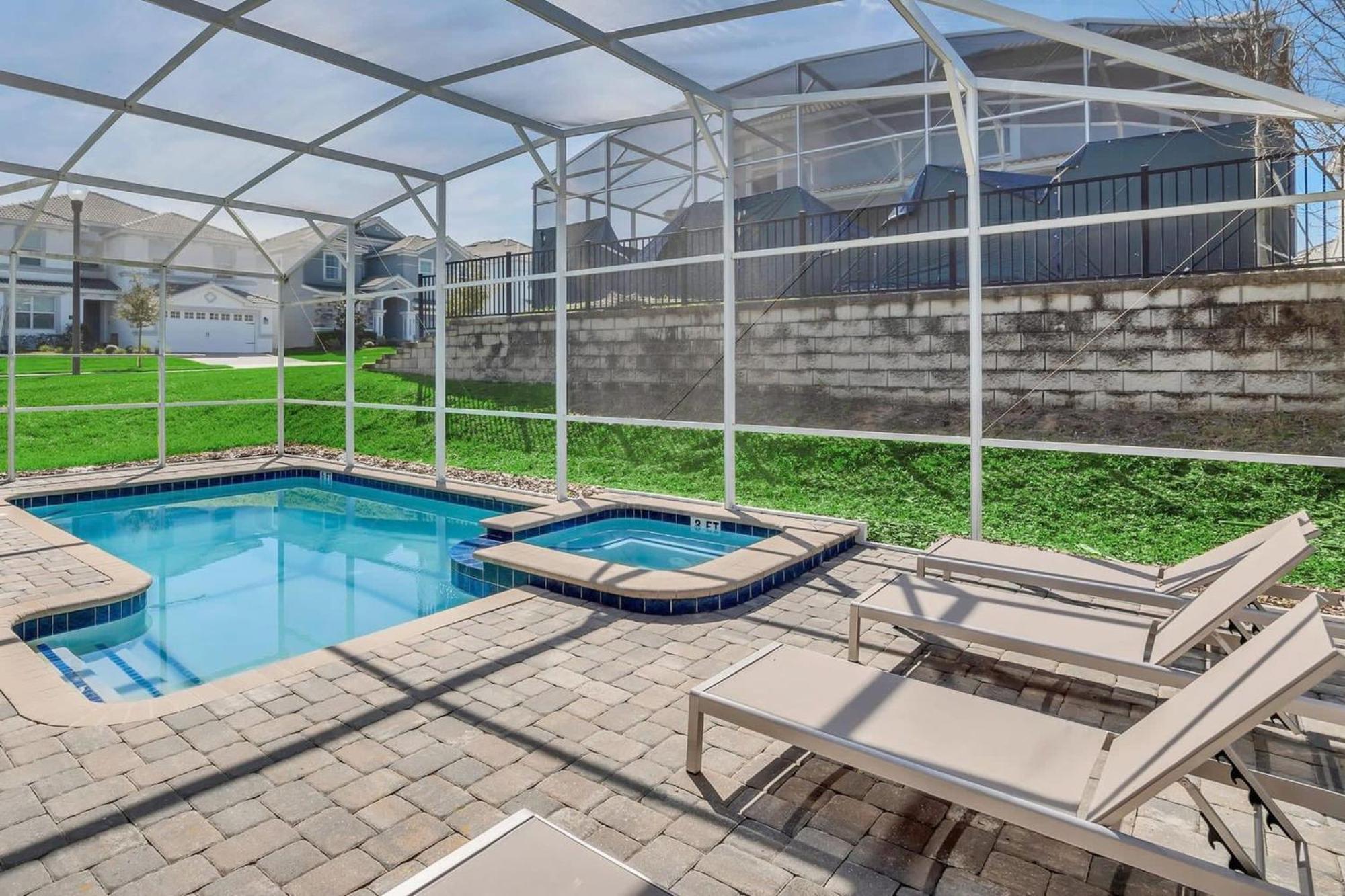 8Br Luxury - Sleeps 22 - Near Disney With Pool & Hot Tub! Davenport Eksteriør bilde